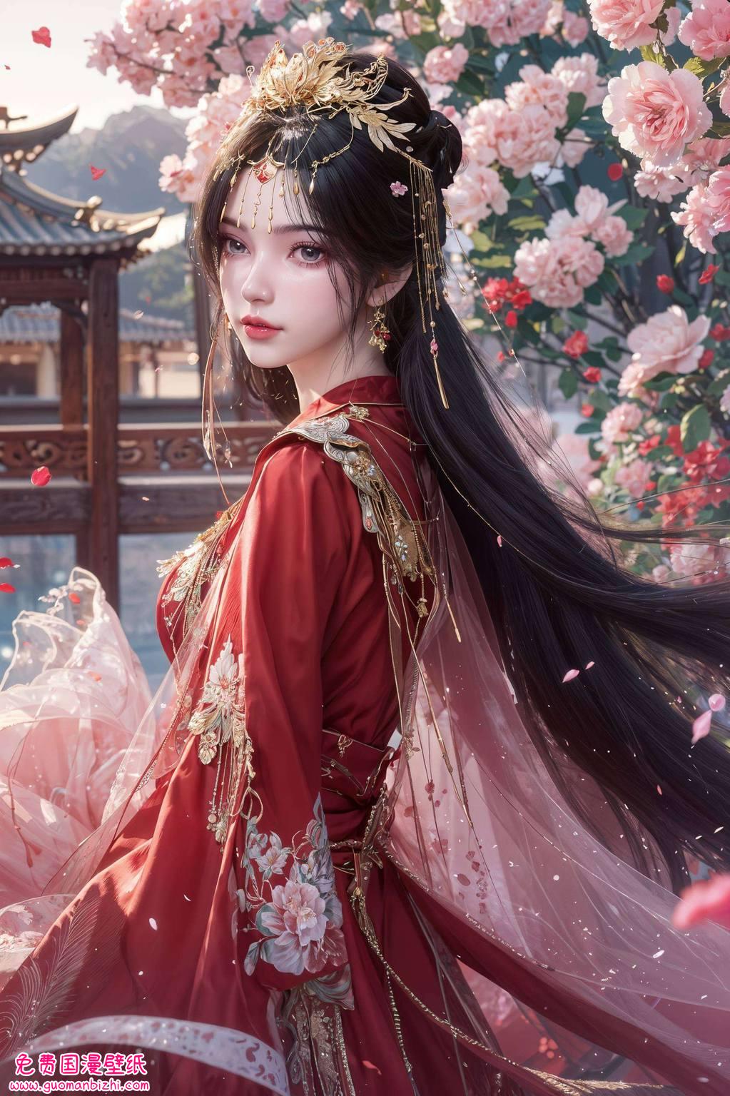 在这绚烂的苹果炫彩壁纸中成为了国漫壁纸界的璀璨明珠