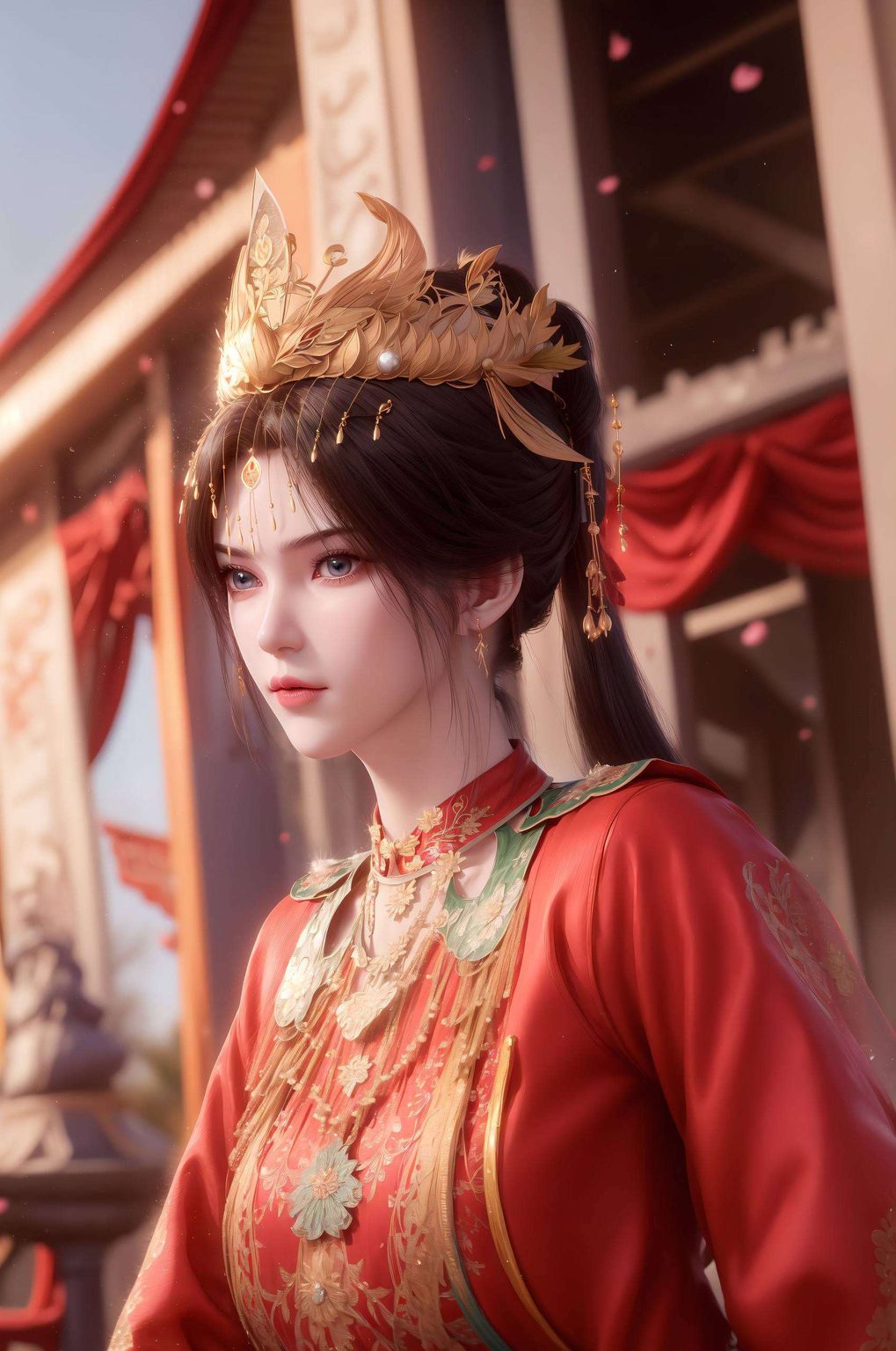 这款壁纸将国漫女神的魅力展现得淋漓尽致还彰显了国漫美女的韵味