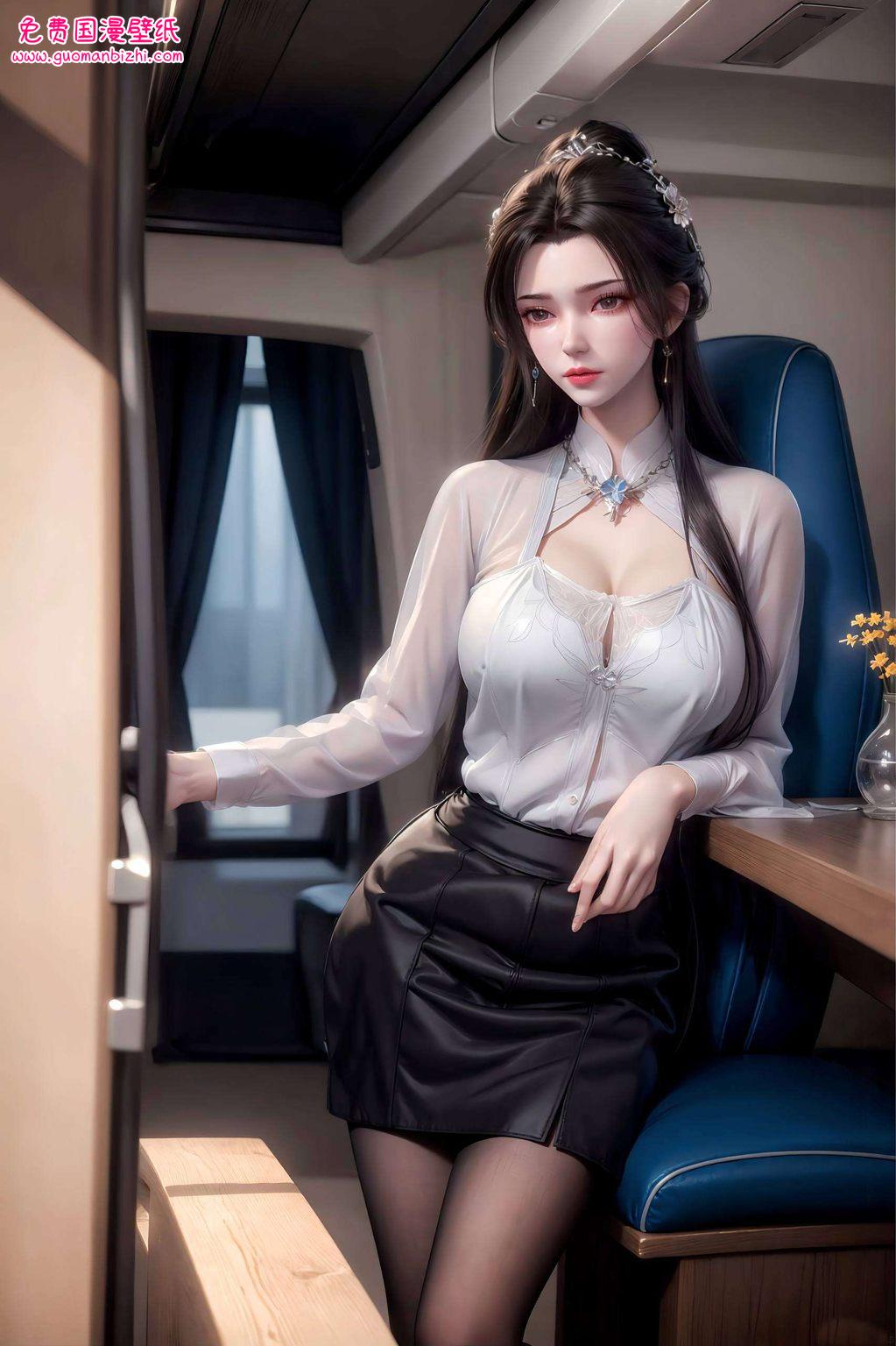 你们的电脑桌面是不是也该换换新装了？这不国漫女神李慕婉来了！4K全屏