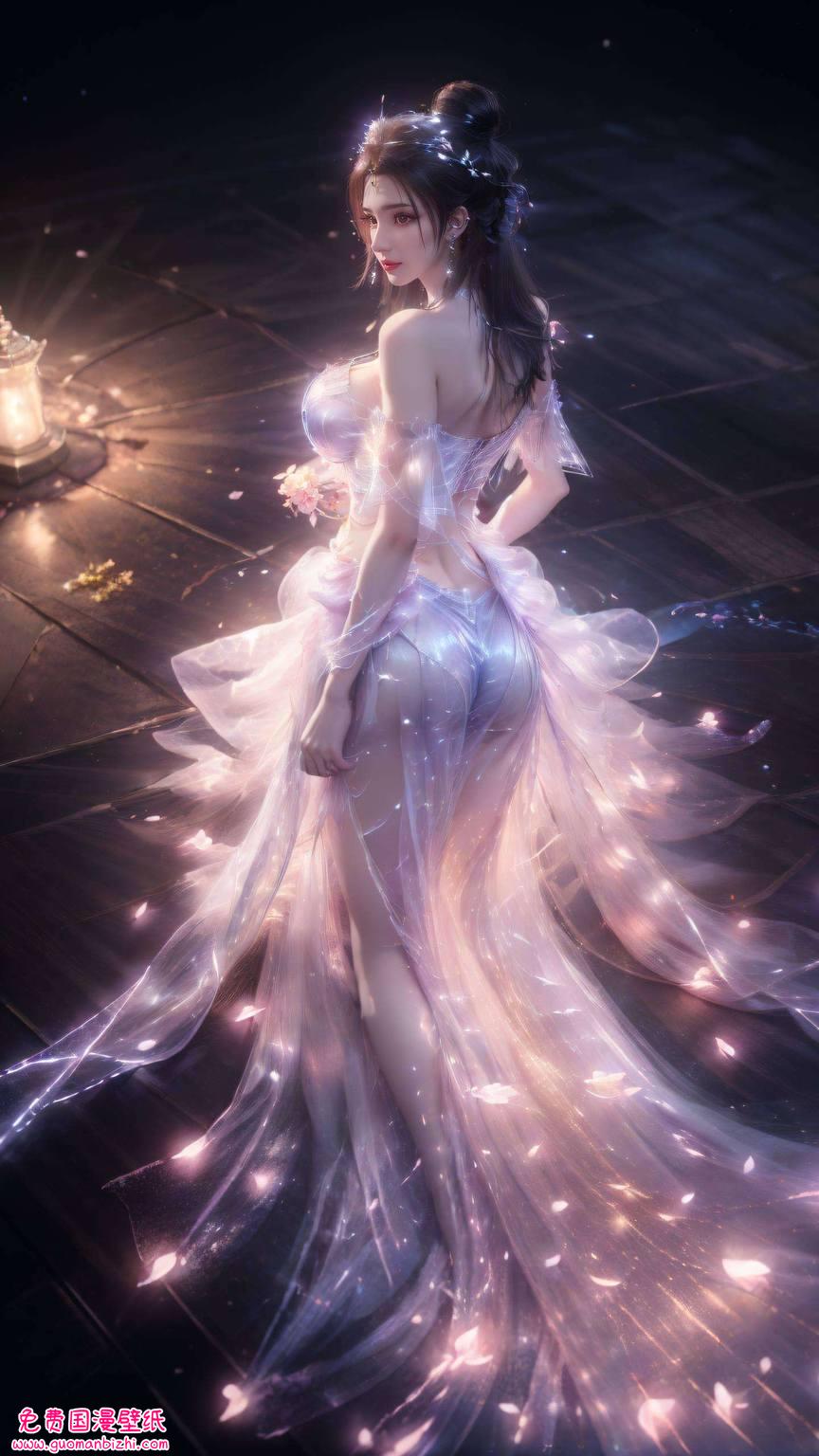 那叫一个玄幻绚丽它是李慕婉壁纸里的瑰宝