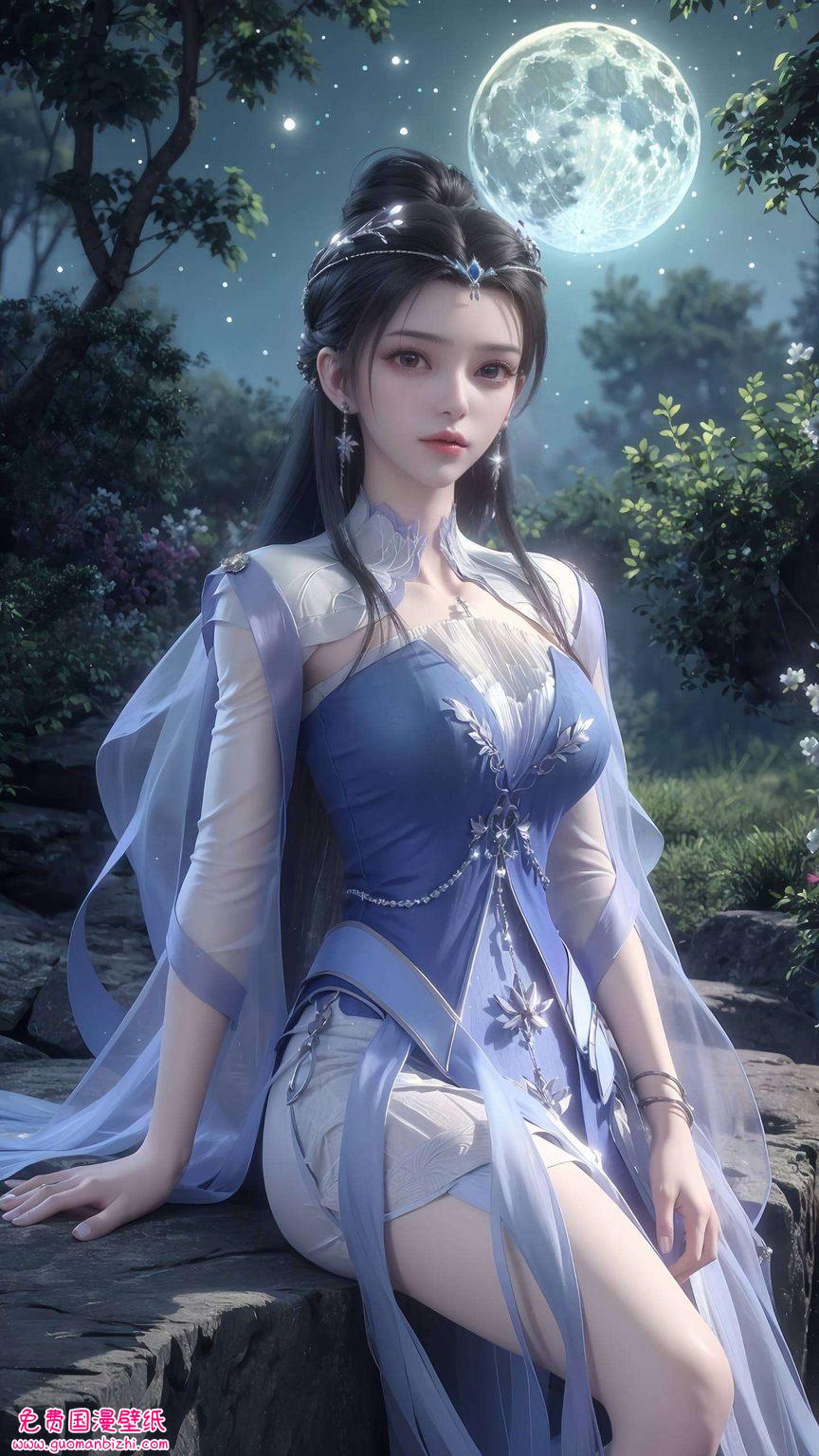 这是我们的国漫女神李慕婉的高清壁纸美得让人鼻血横流！想象一下