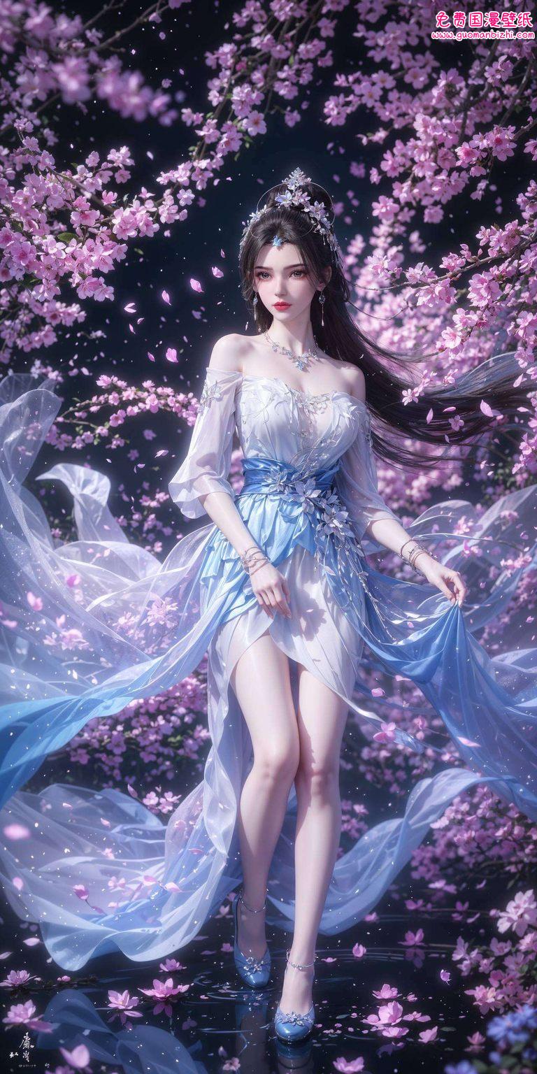 她的美如同壁画中的精灵