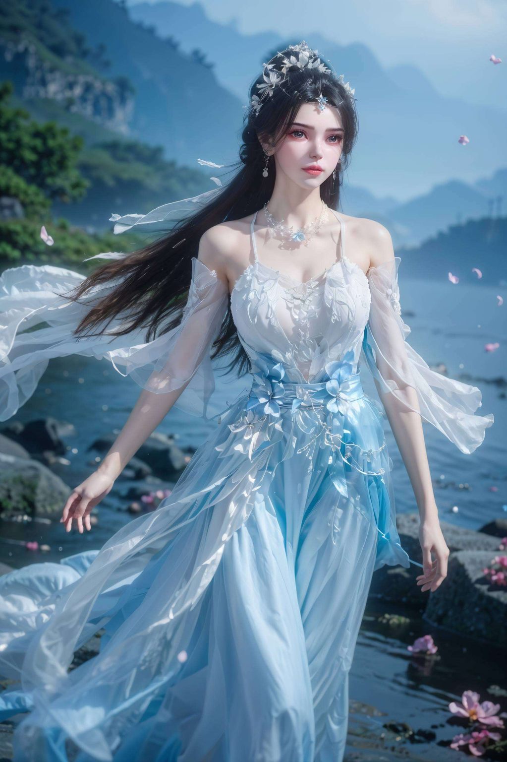 更是平板墙纸上的宠儿李慕婉一出场