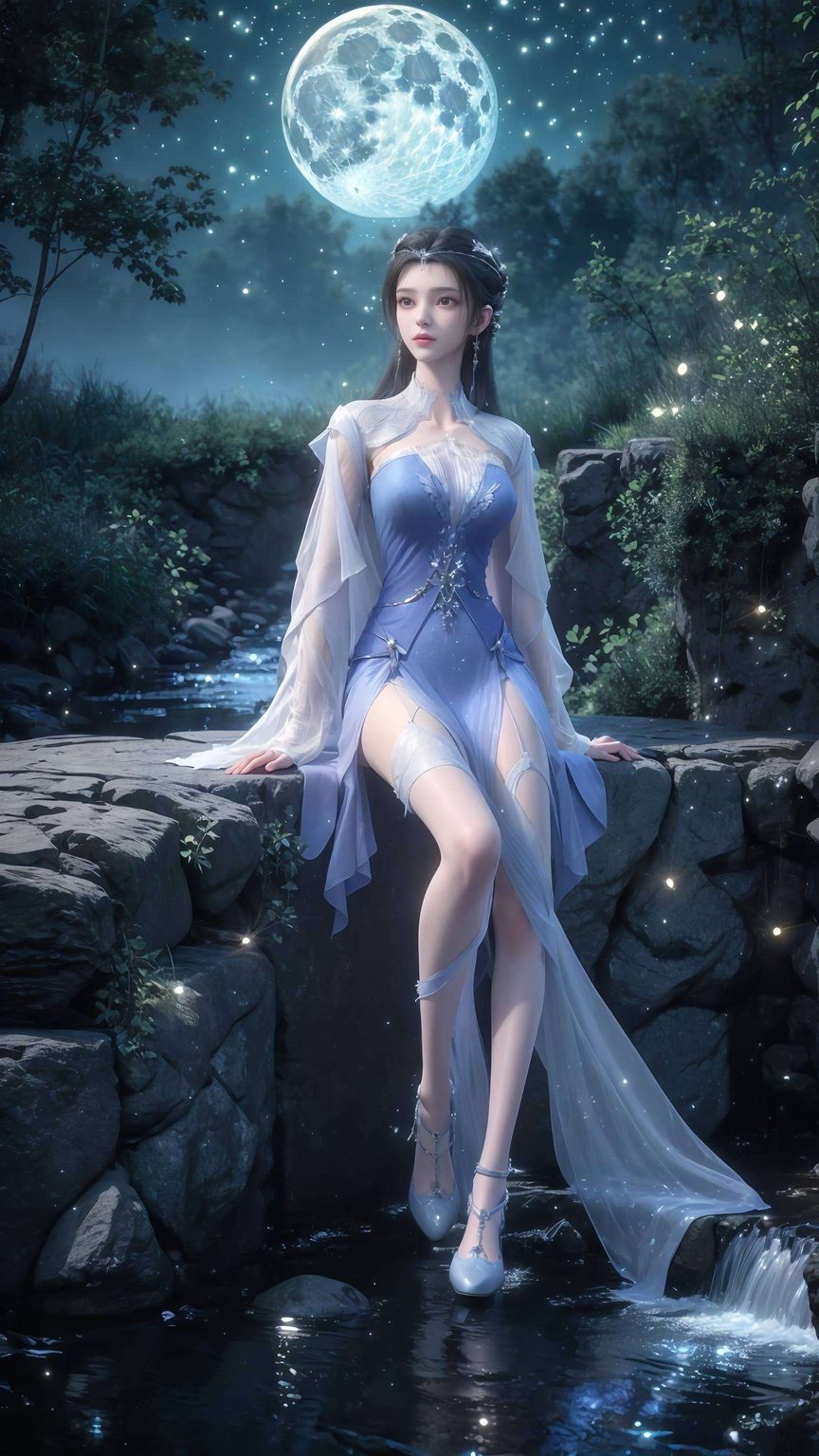 那个《仙逆》中的梦幻女神现在以1920x1080的超清画质