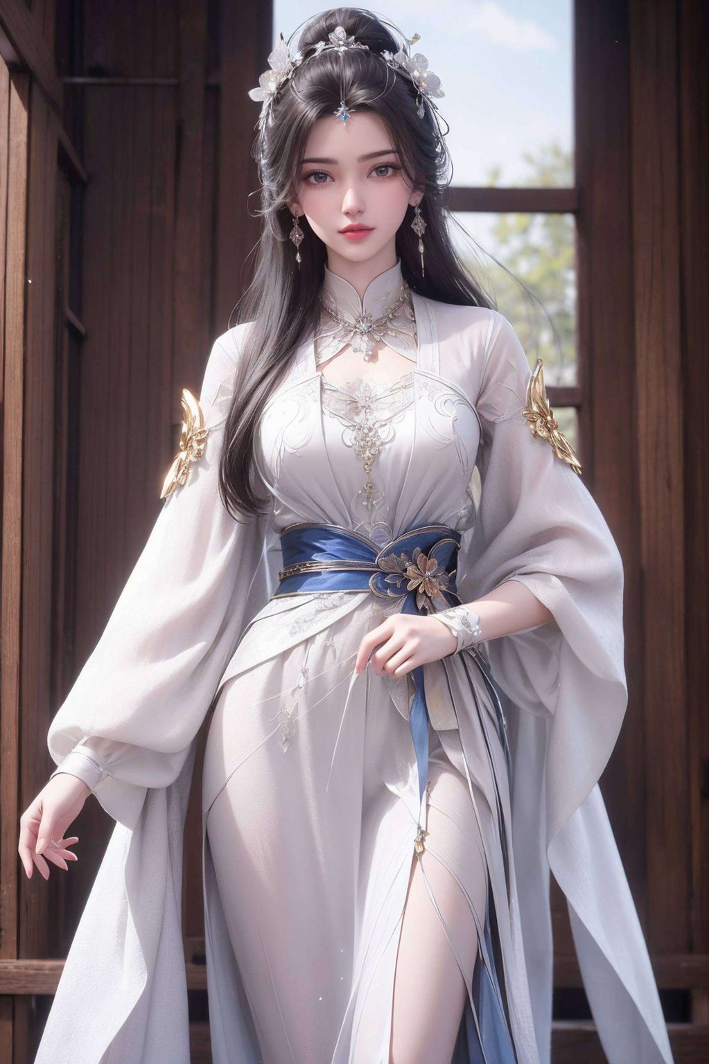 李慕婉以其婉约之美美得让人心醉
