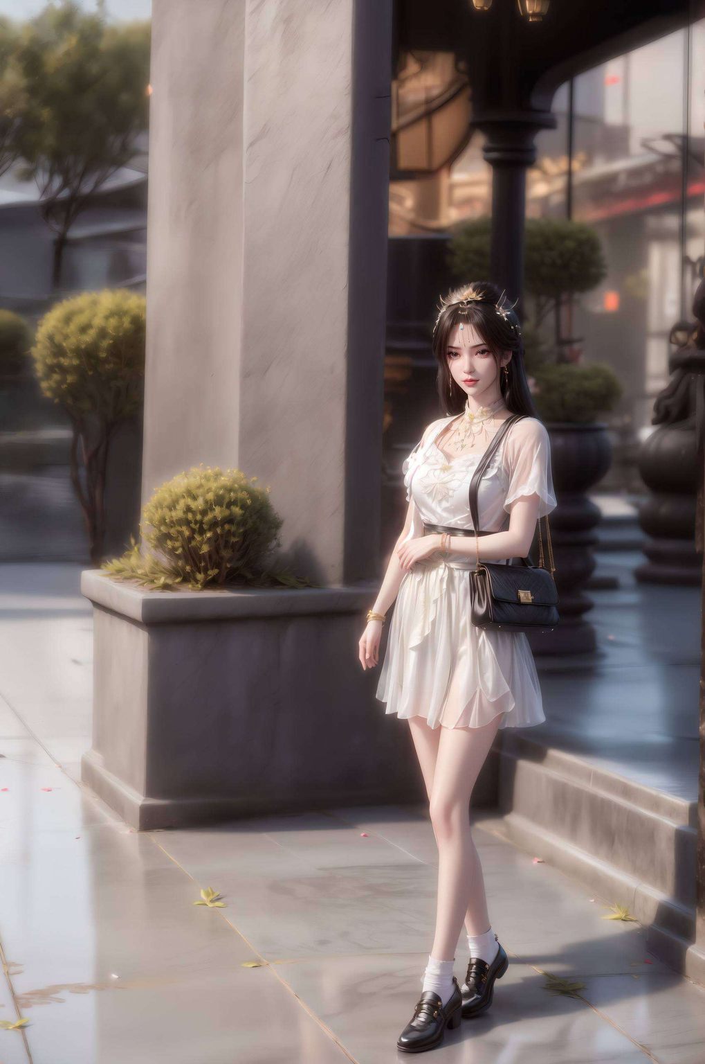 月光透过紫色的壁纸洒在iPhone屏幕上在那静谧的夜晚