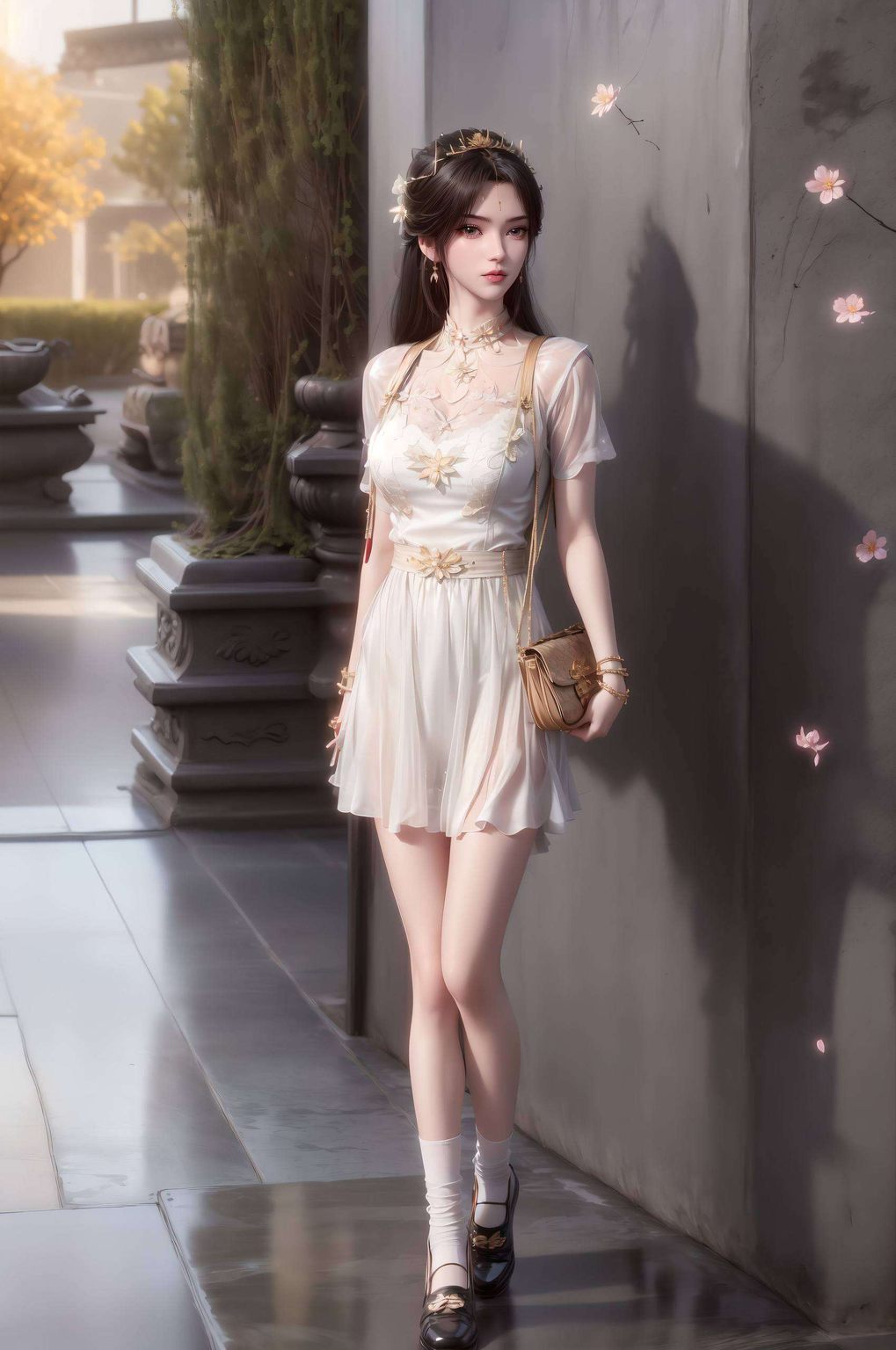 李慕婉犹如一幅幅玄幻画卷