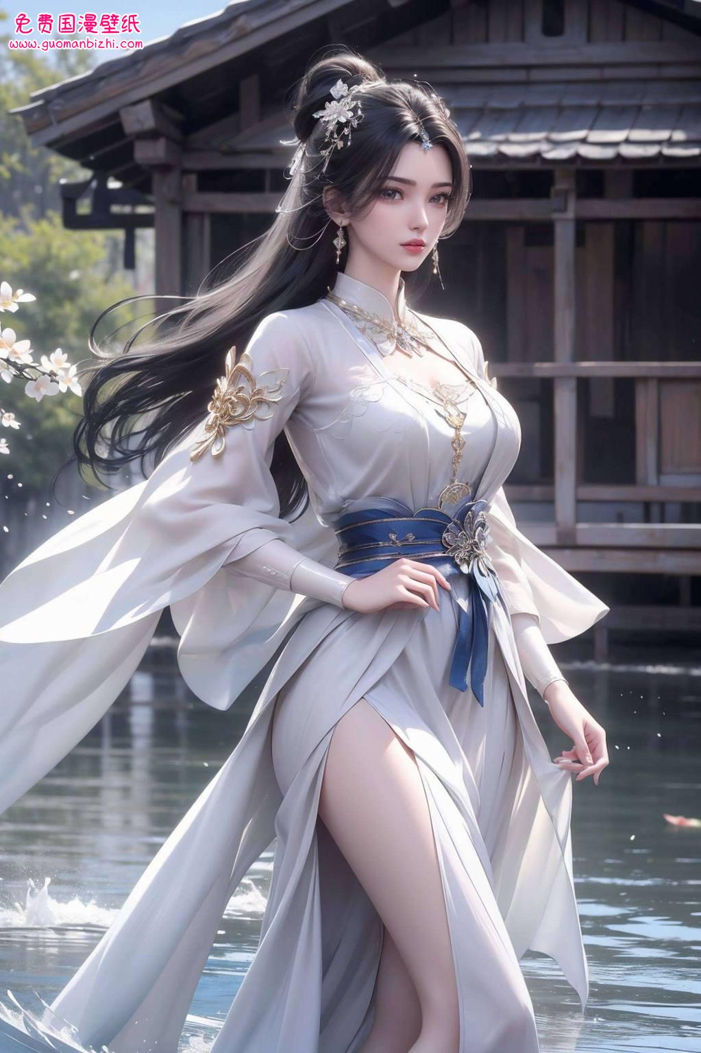 仙逆中的李慕婉犹如仙子踏光而来