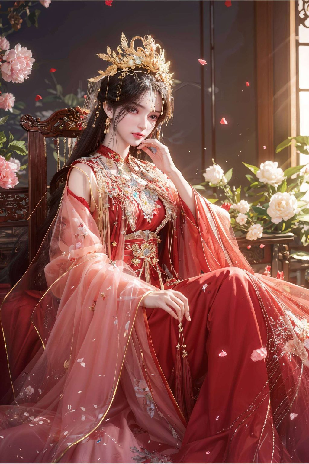 以其独特的国漫女神气质这位国漫美女