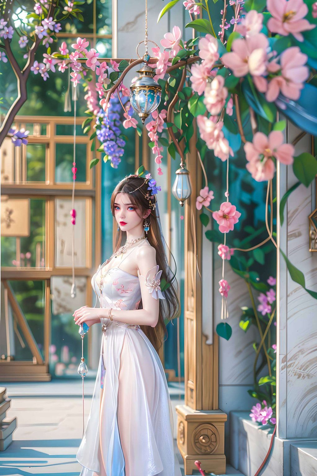她的每一次回眸仿佛带着你穿越至国漫的奇幻世界
