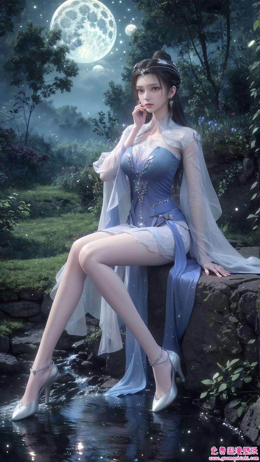 而这些国漫美女如梦似幻