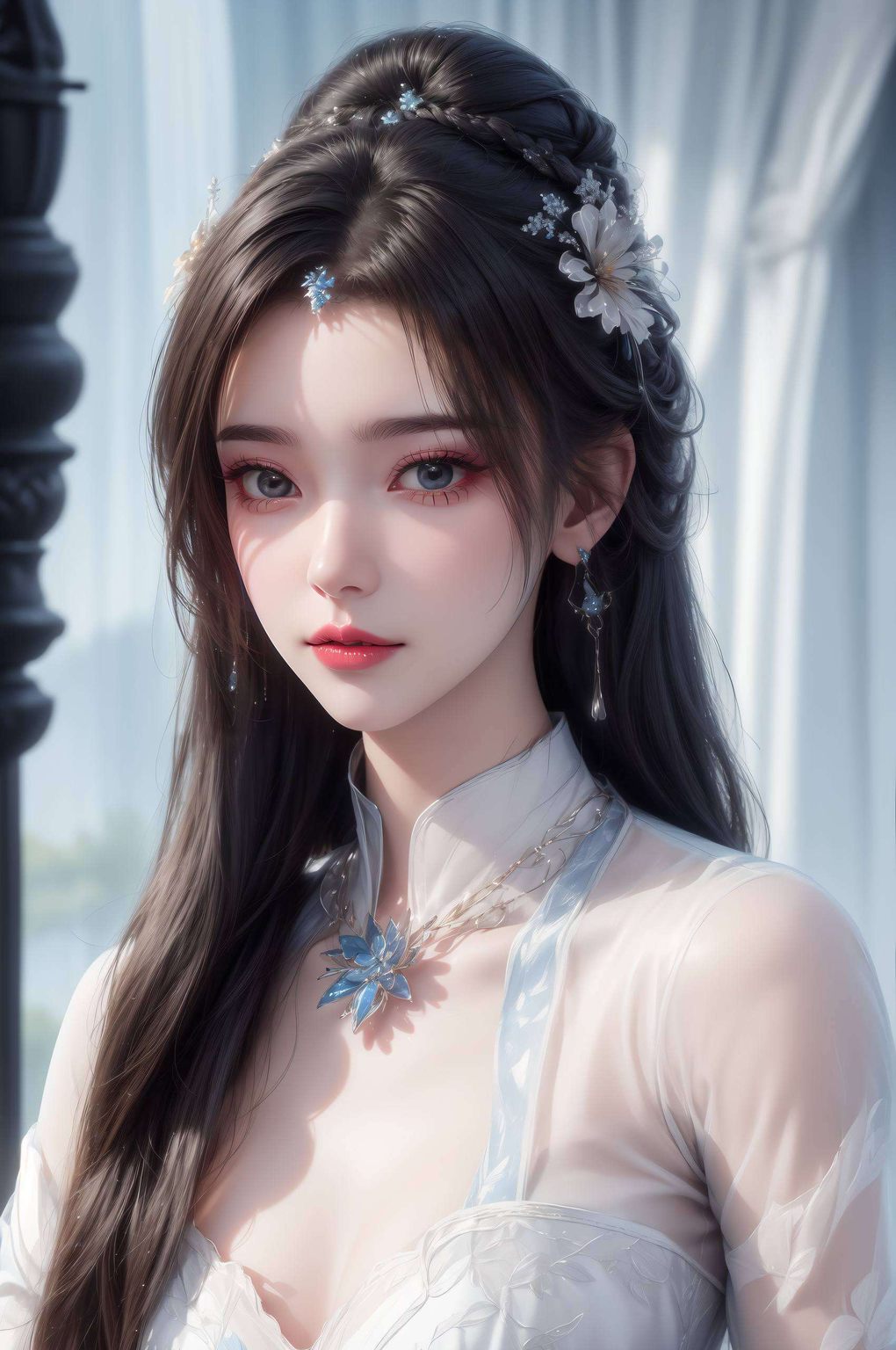 她的倩影化作电脑壁纸更护眼简洁