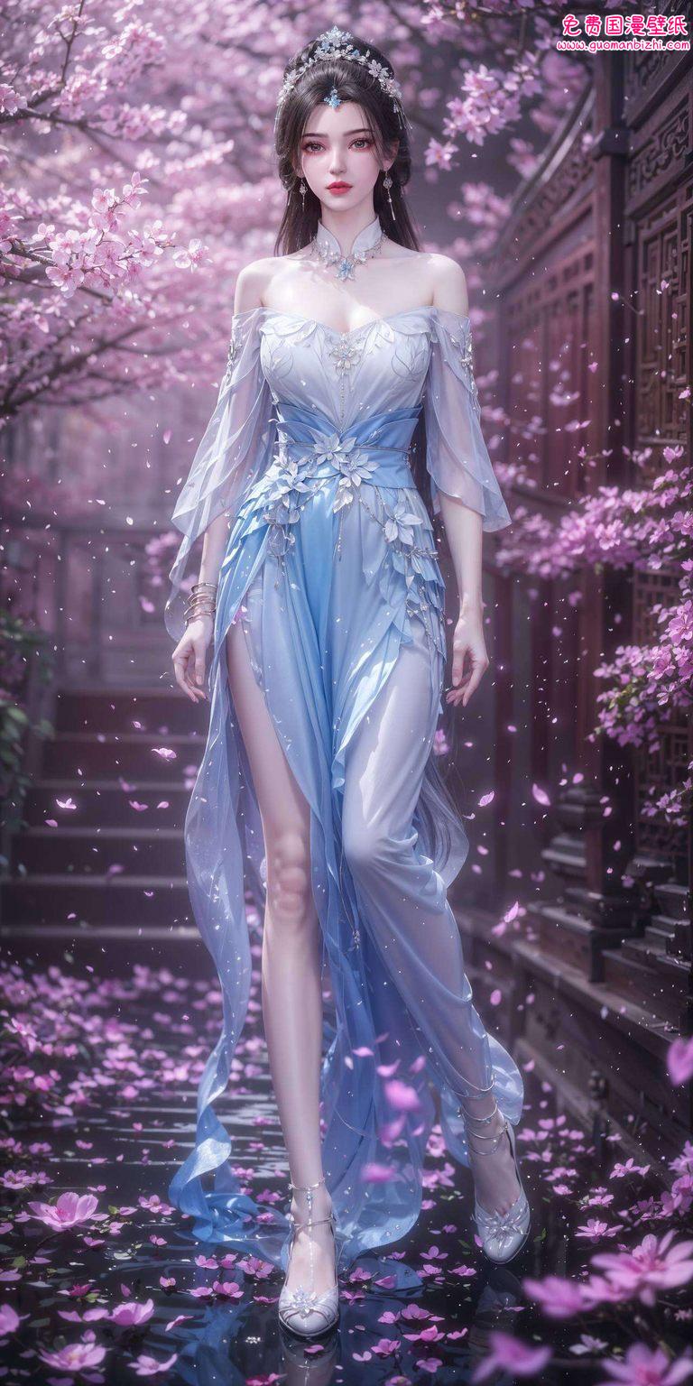 让你的iPhone瞬间变身国漫女神的专属画册配上李慕婉那婉约的美貌