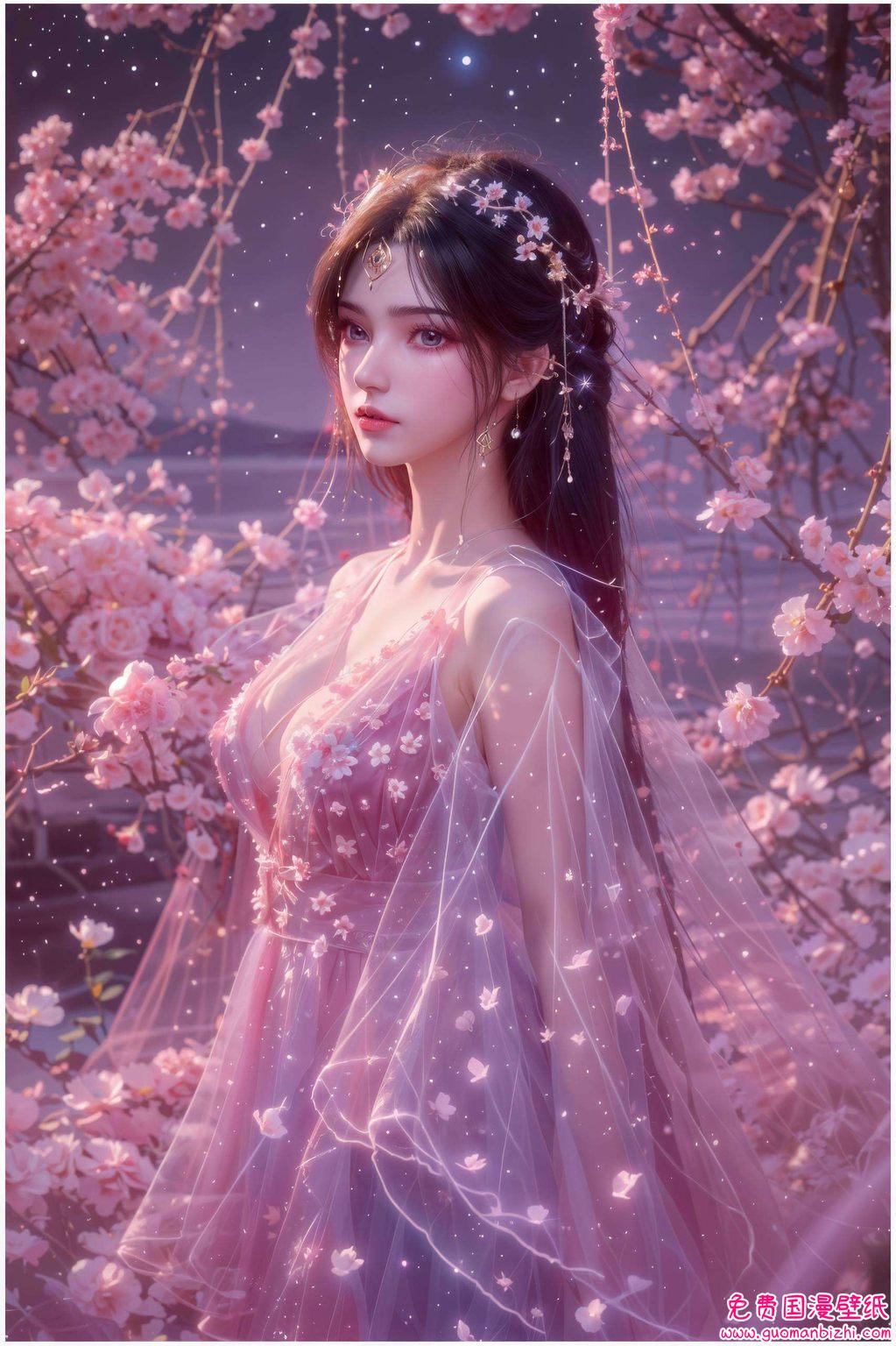 李慕婉那双明亮的眼睛正对着你笑不仅美得让人心动