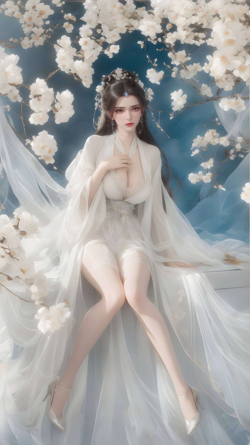 仿佛置身于那梦幻般的玄幻世界国漫女神李慕婉翩翩起舞