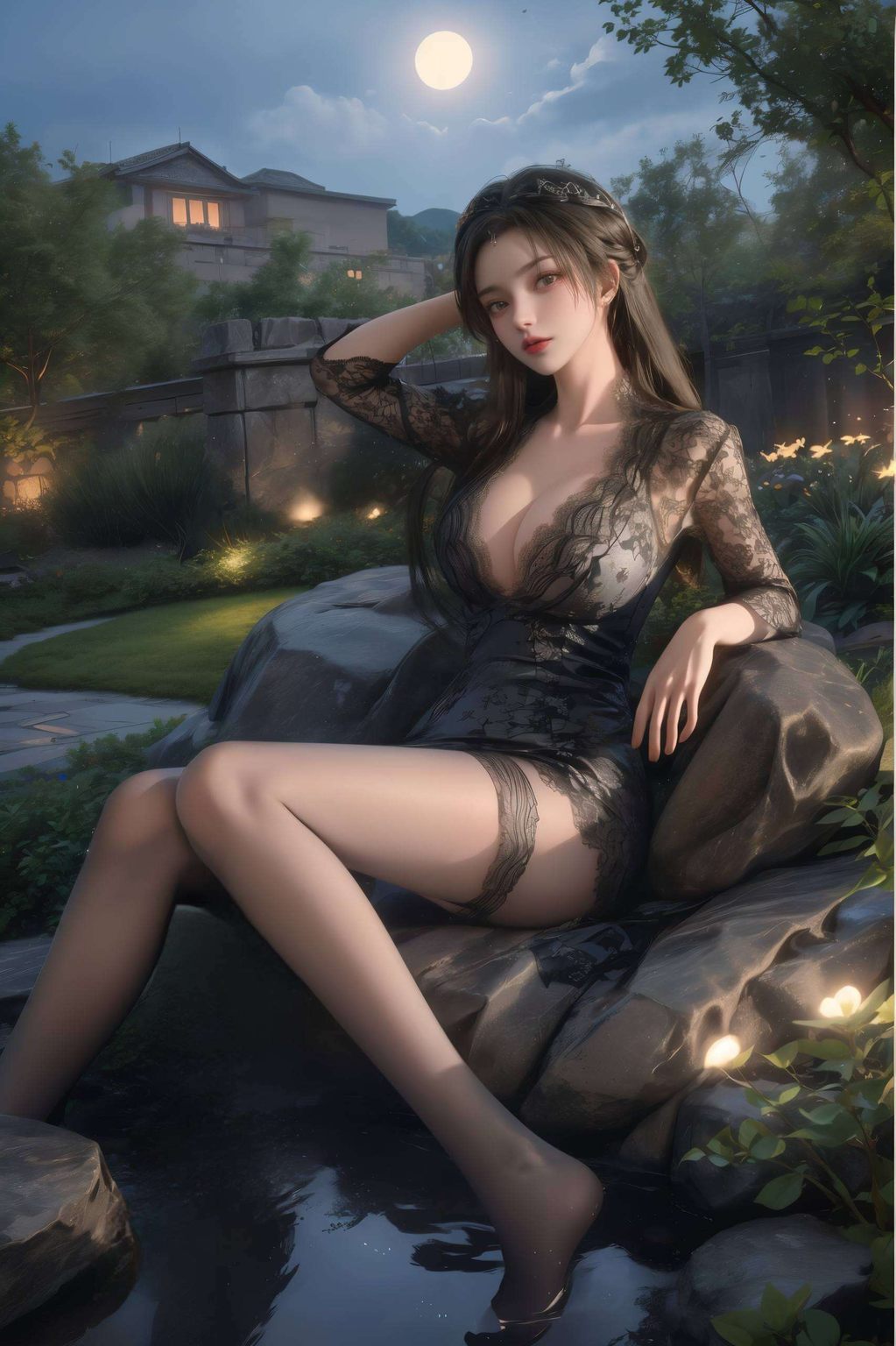 李慕婉以其独特的魅力和神秘的气质