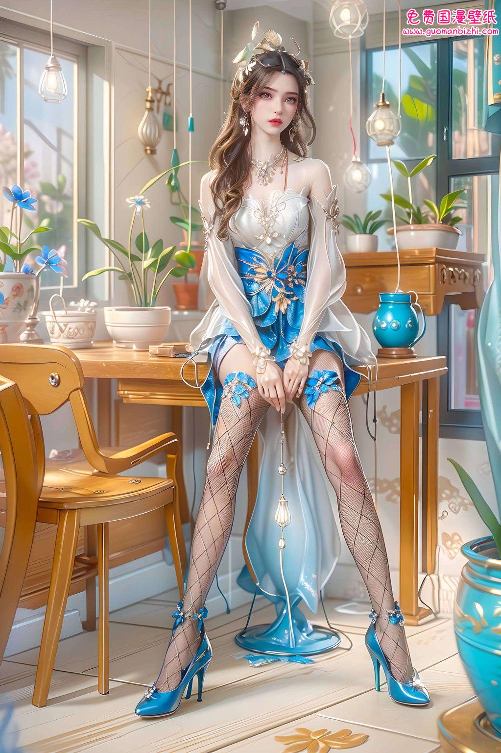 她不仅是动漫美女的代表高清呈现