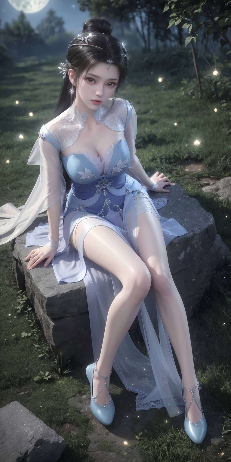 以她的婉约之姿在这炫彩斑斓的苹果壁纸世界里