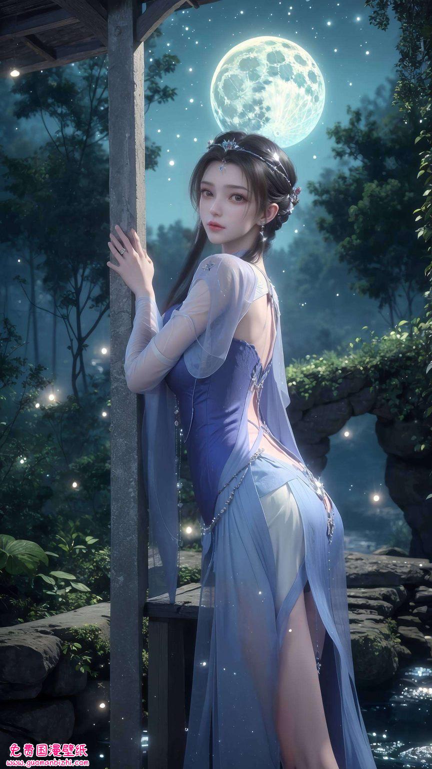 清澈的眼眸让国漫女神陪伴你度过每一天吧！小调皮们