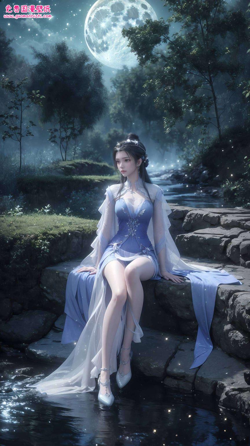 被精心绘制成一幅幅1920x1080的全面屏壁纸她的美