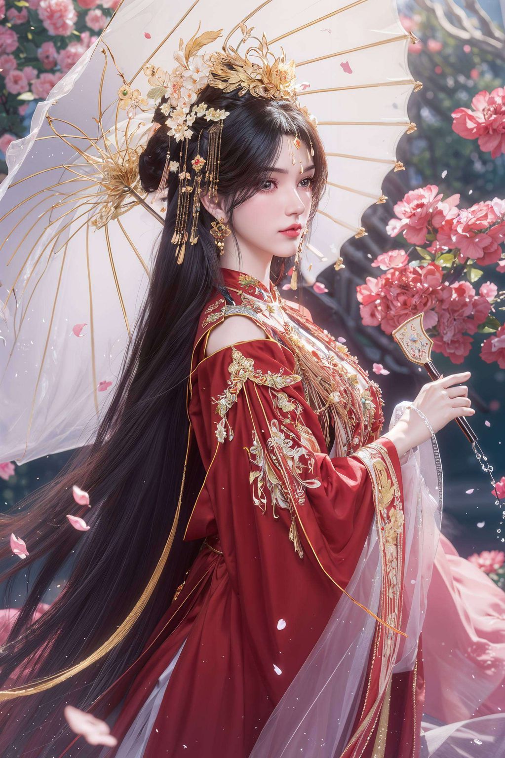 与动漫美女一同漫步在玄幻的仙境之中仿佛能让人穿越时空