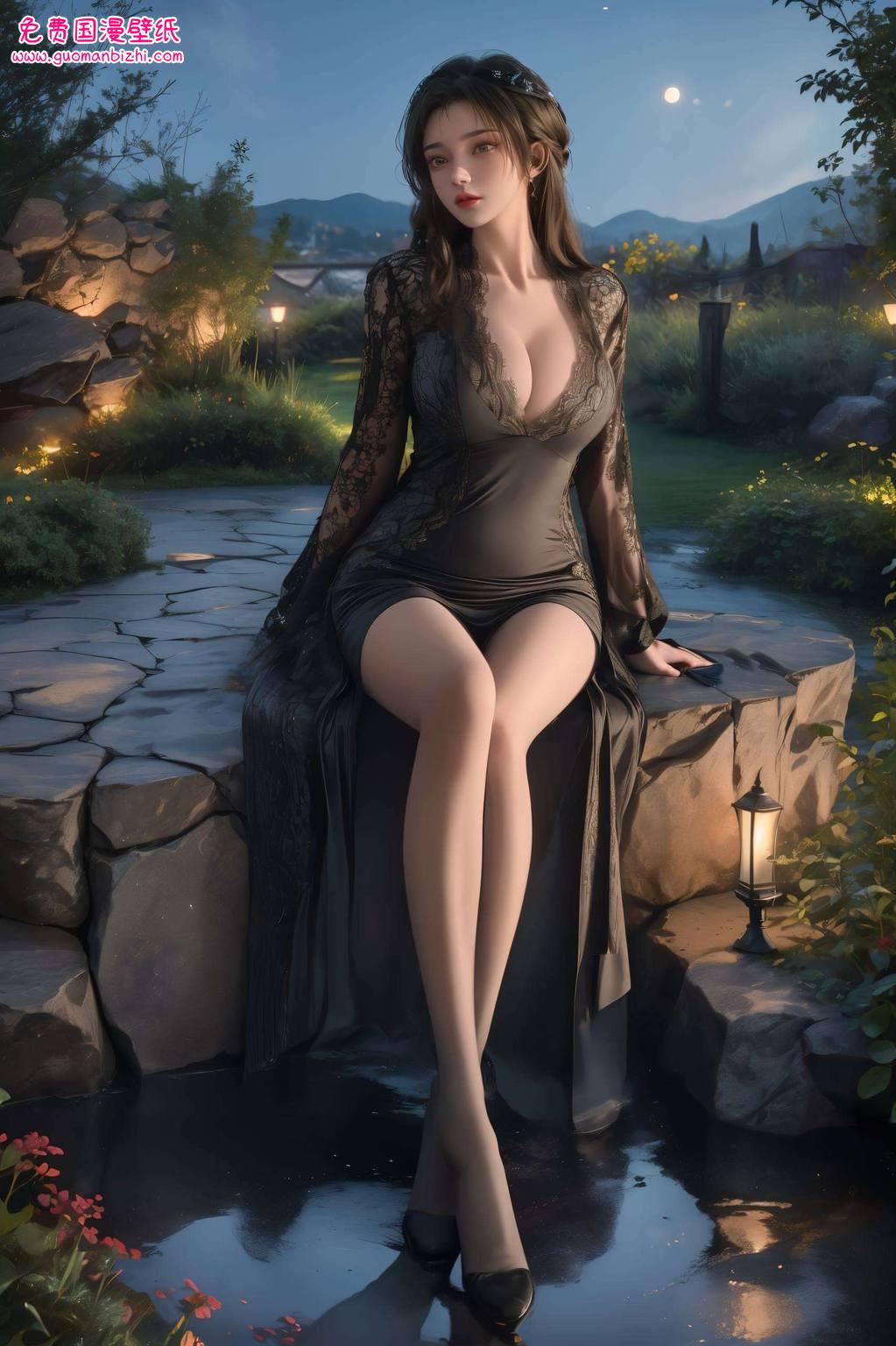 成为了国漫壁纸界的璀璨星辰以其婉约的美态