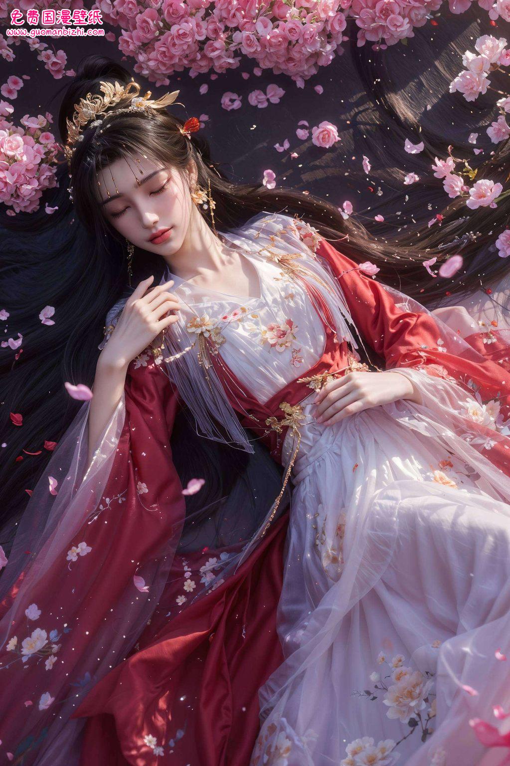 这不仅是国漫壁纸的精选让人不禁沉浸在这国漫美女的世界里