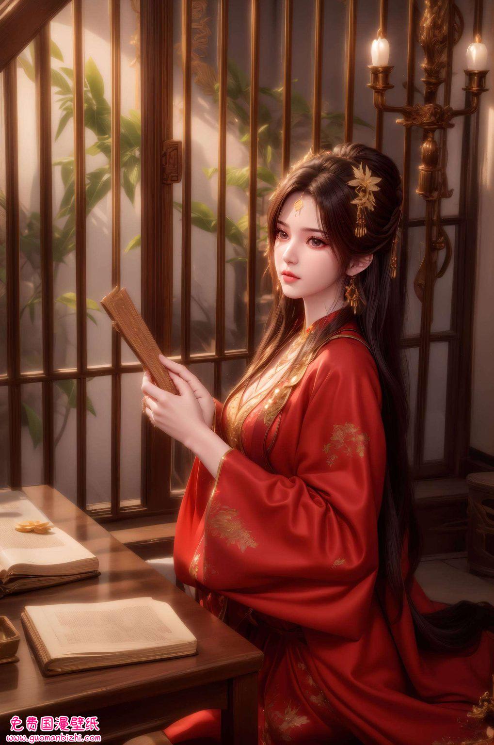 动漫美女的灵动与玄幻色彩都让人感叹人生如梦