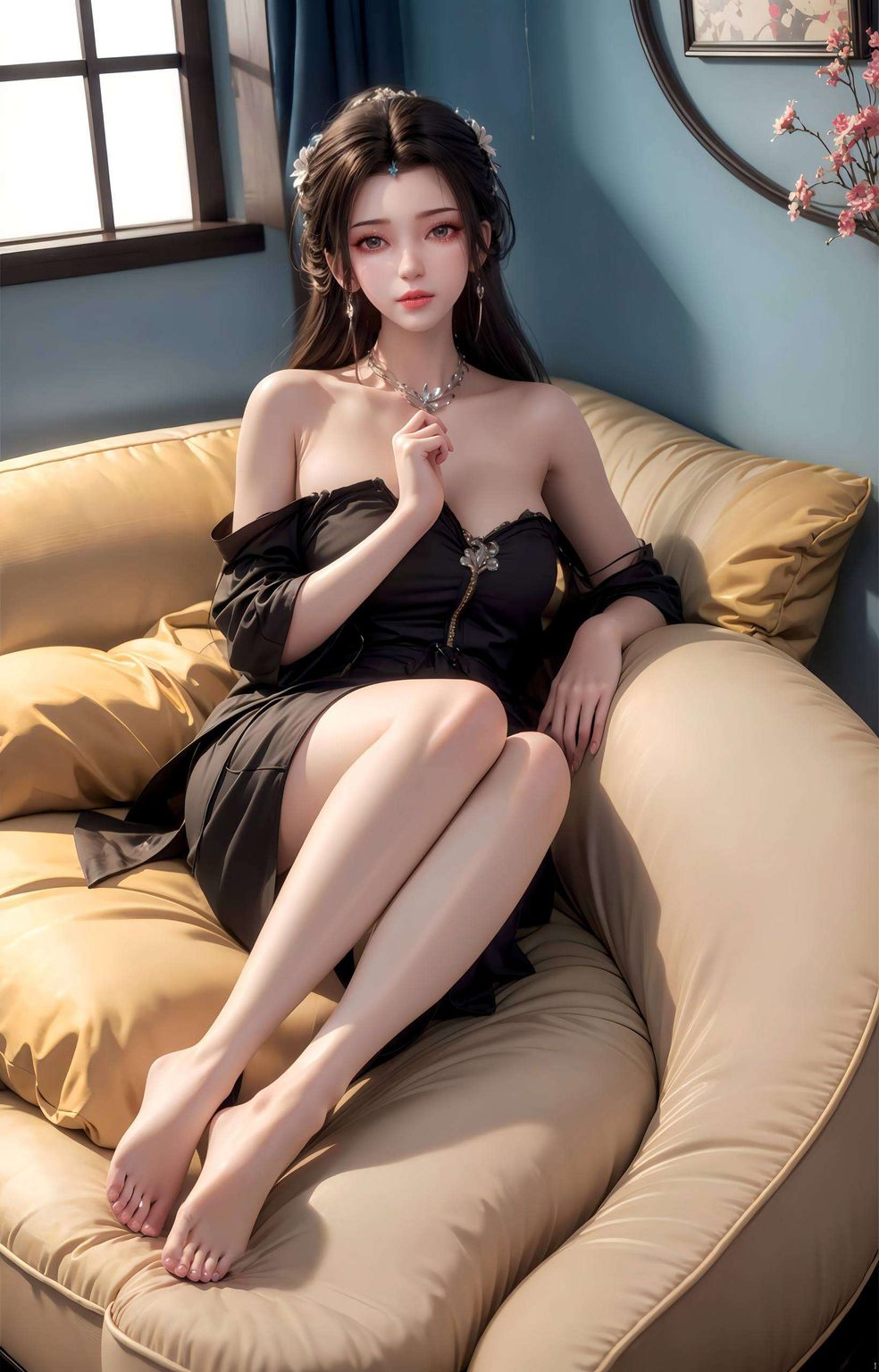 让你的手机瞬间变身艺术品！快来看看我们的小可爱、小调皮李慕婉吧1920x1080的分辨率