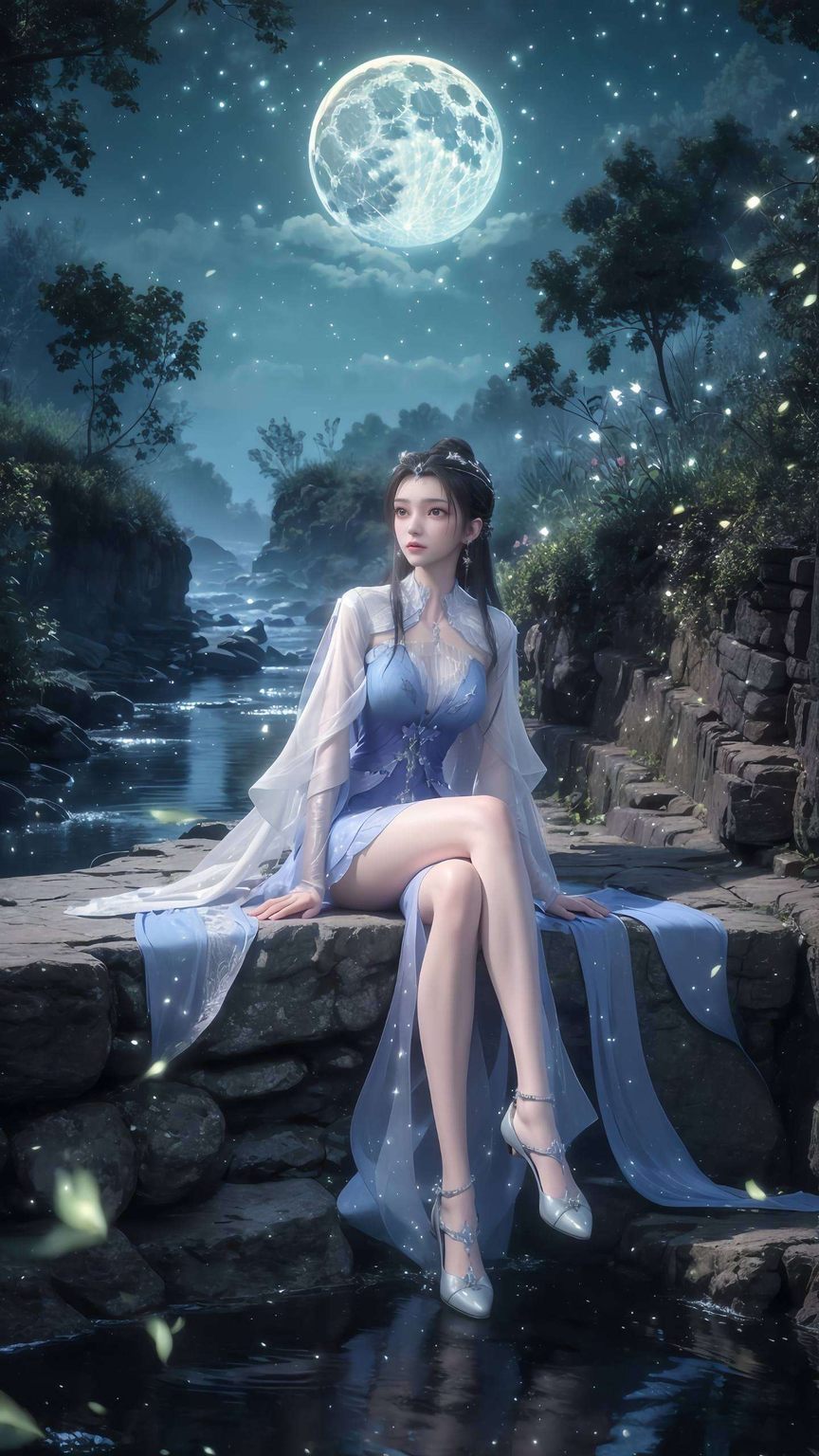 如诗如画李慕婉那仙逆般的气质