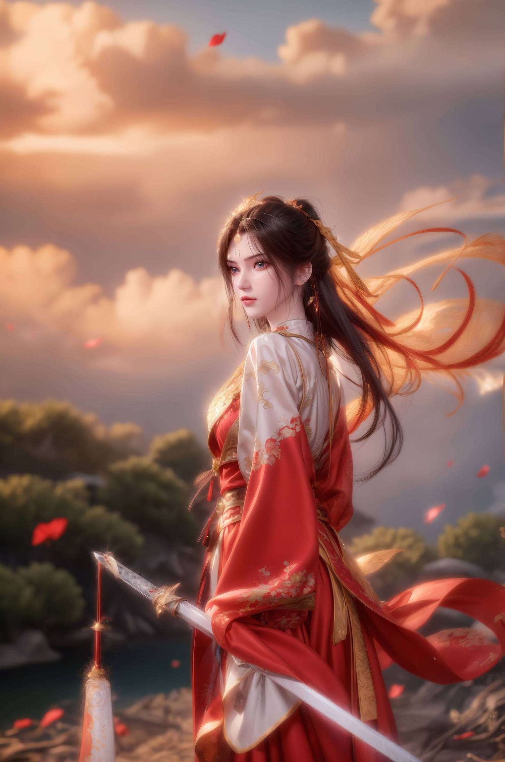 成为了无数粉丝心中的国漫女神这幅1920x1080的高清壁纸