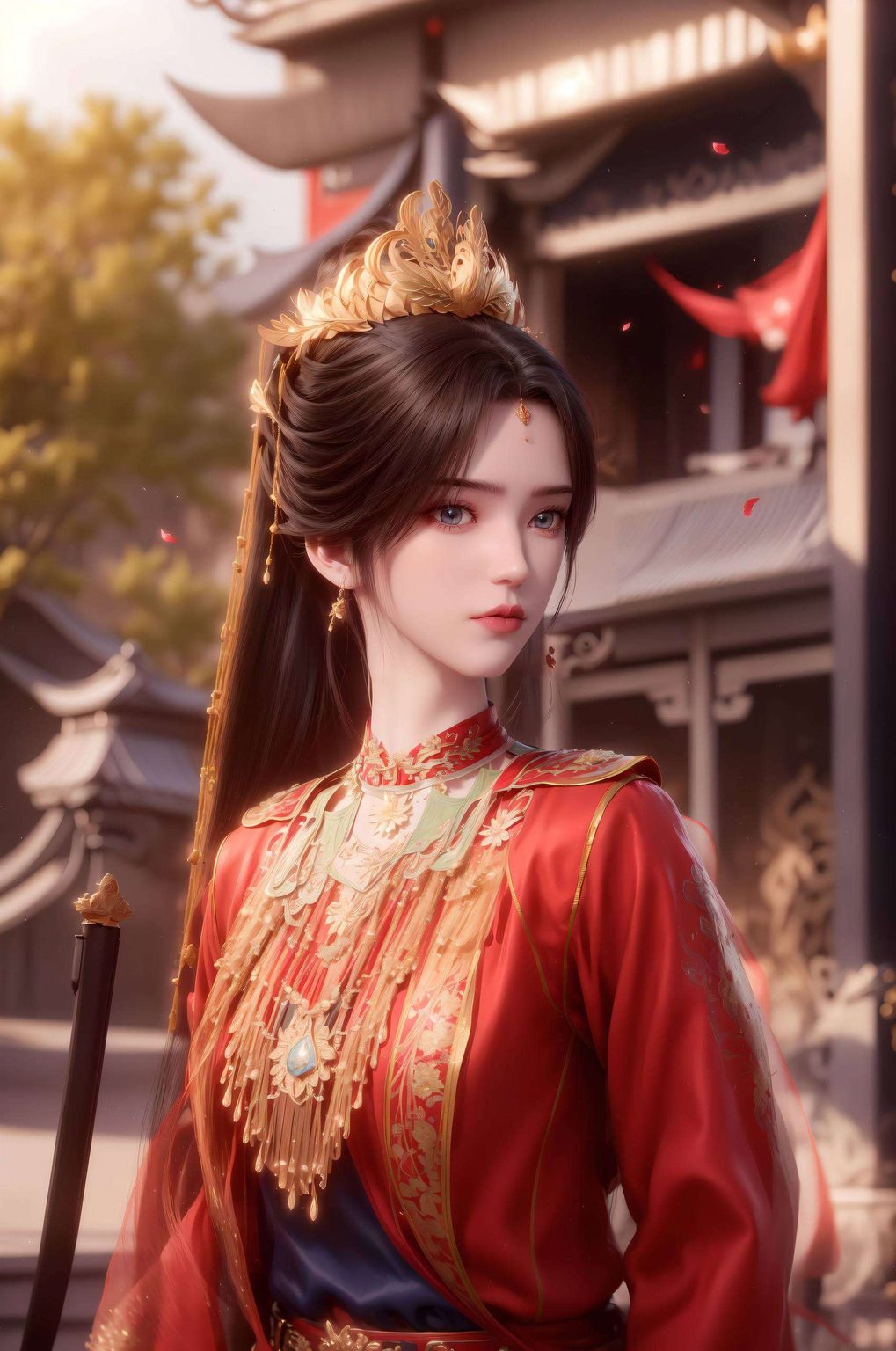 简直是国漫壁纸界的“颜值担当”李慕婉