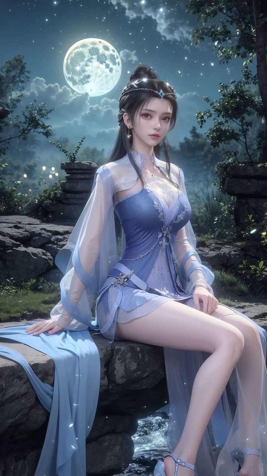 李慕婉戴头冠的倩影犹如仙逆中的一抹亮色仿佛一瞥便能穿越时空