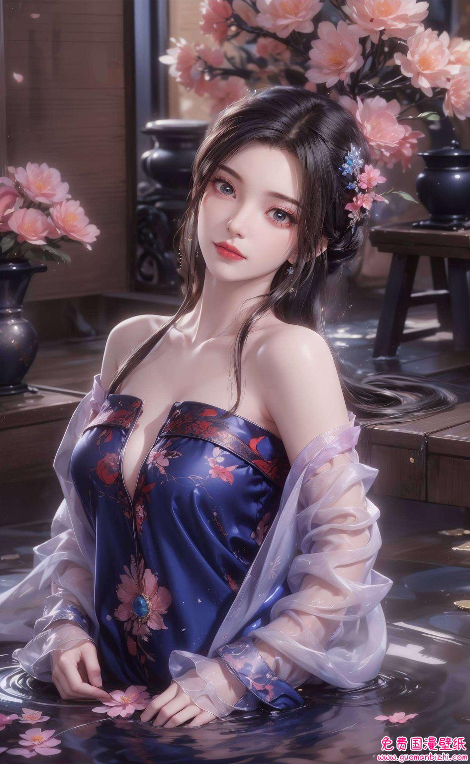 仿佛整个世界都被这位动漫美女的魅力所包围她的每一个眼神、每一个微笑