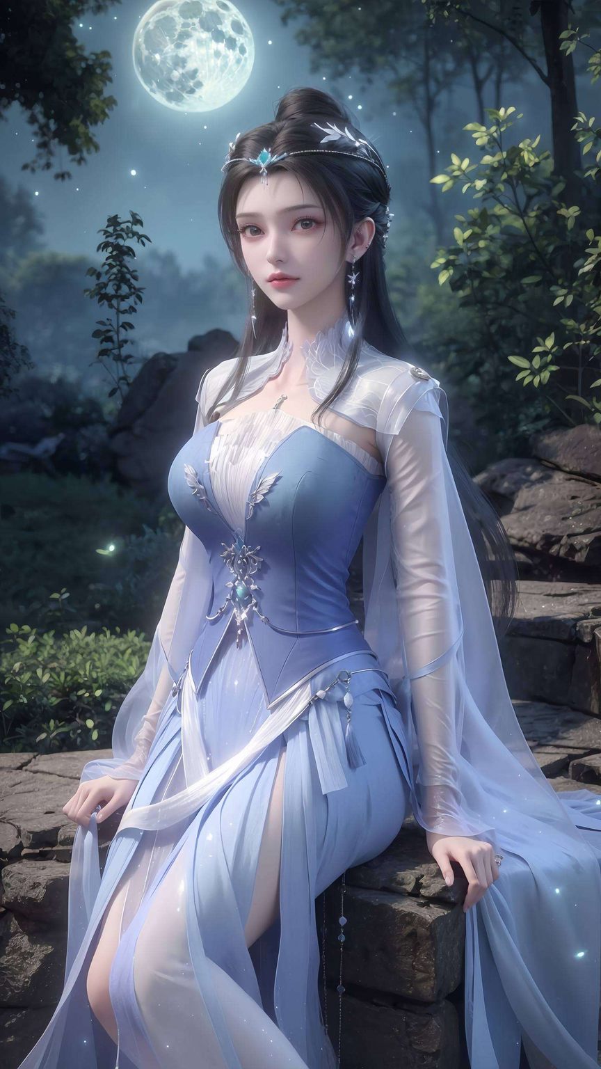 她的倩影在手机壁纸间流转点缀着仙逆元素