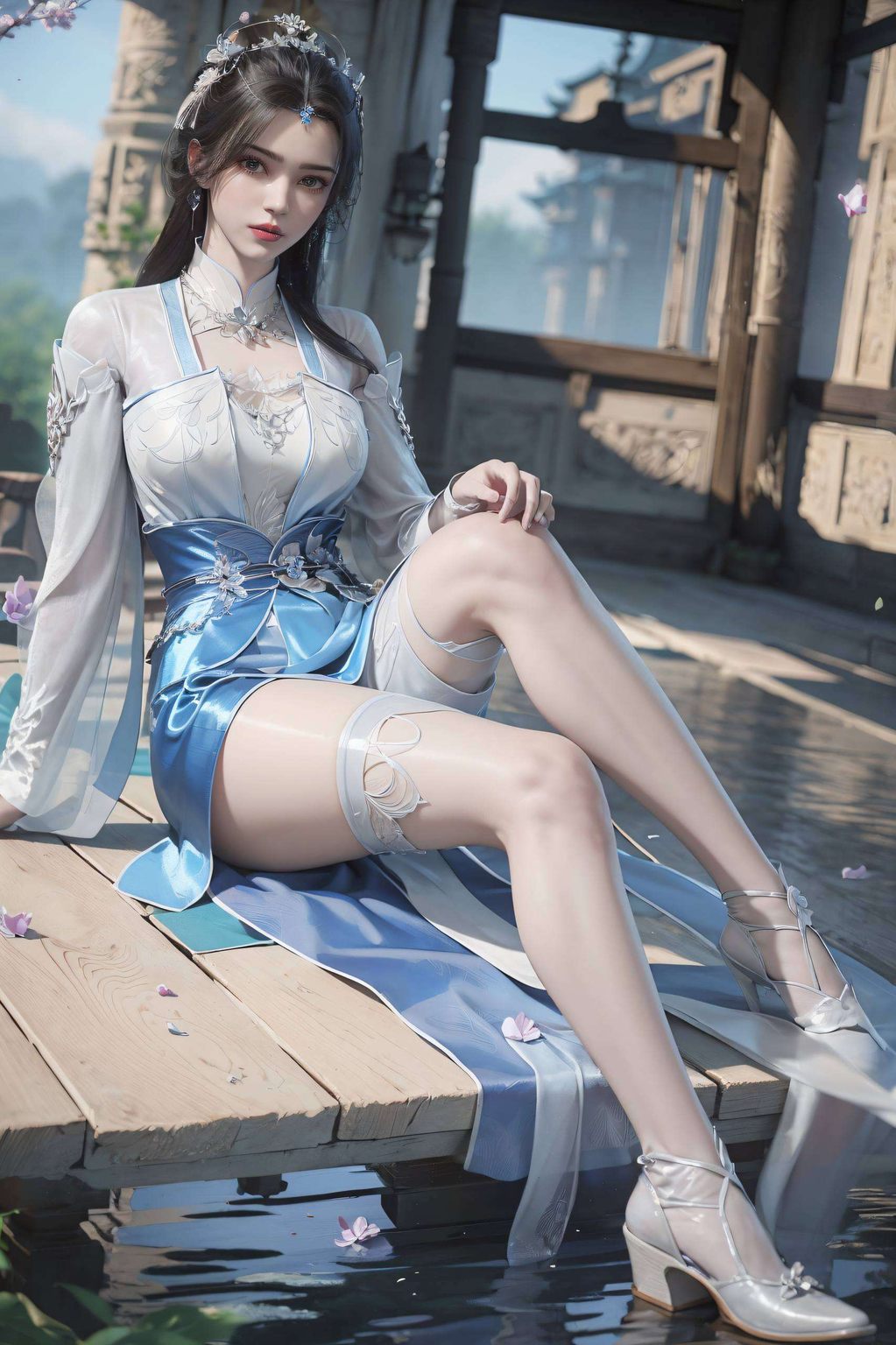 她是国漫中的绝世美女在这绚烂的1920x1080像素世界里