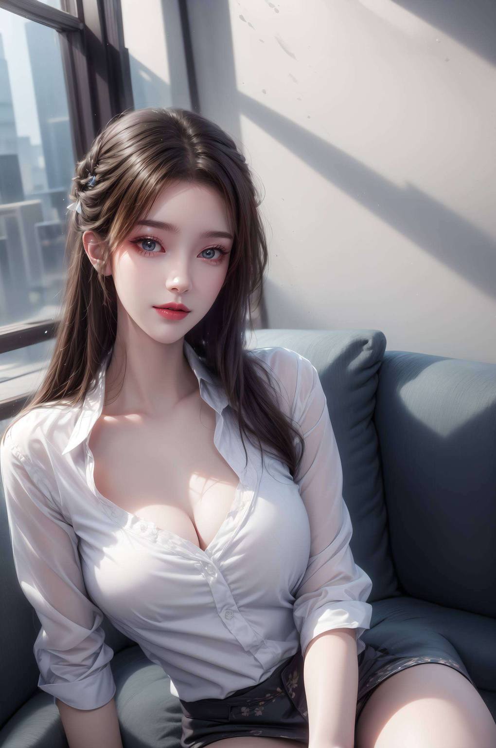 李慕婉的倩影轻轻舞动她的每一次转身