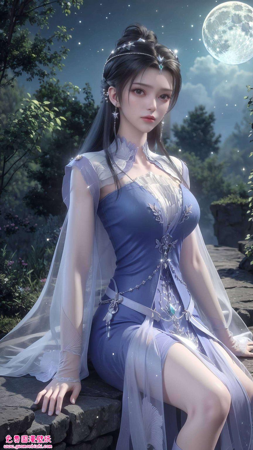 不仅拥有令人惊叹的容颜在神秘绚烂的国漫世界里