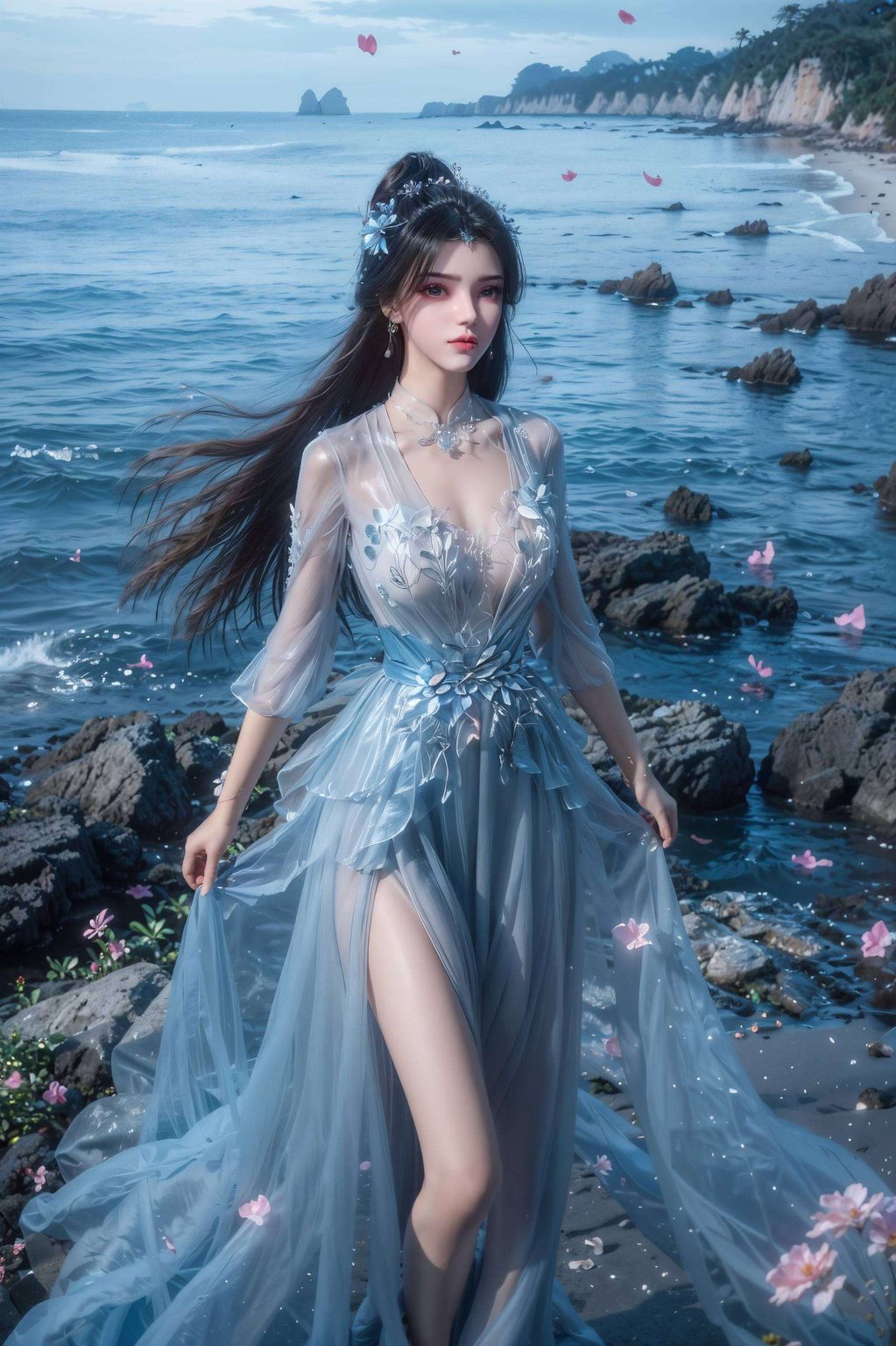 缓缓流淌让人不禁沉醉于这份不染尘凡的仙韵