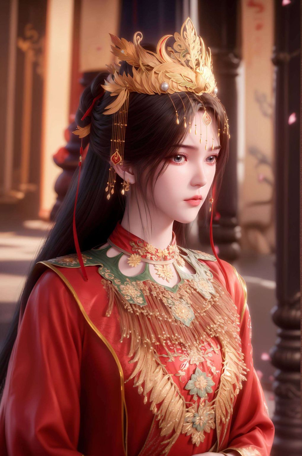 李慕婉婚纱壁纸静静绽放着国漫女神的独特魅力如同国漫美女的经典缩影