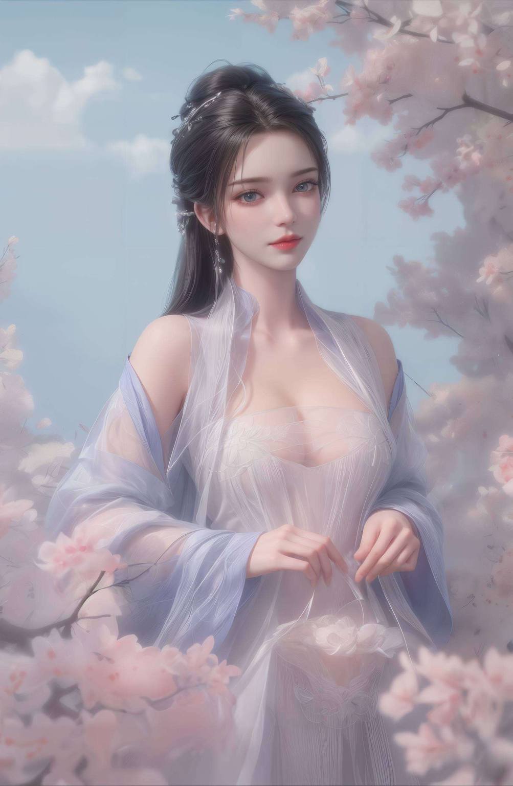 成为了国漫壁纸界的璀璨明珠她的每一次回眸