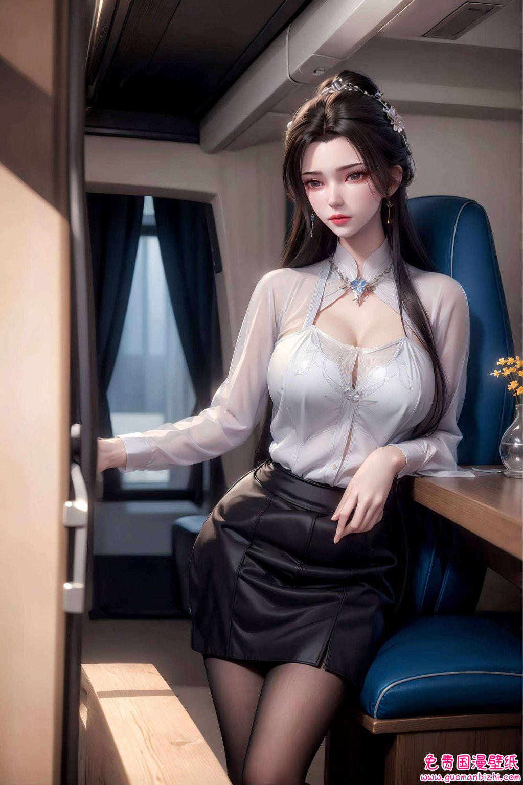 今天给大家带来一组超赞的国漫女神眼神壁纸哦！🌟 李婉慕的眼神里各位小可爱