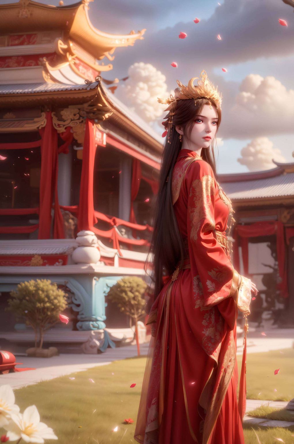 国漫女神的韵味尽显以她的柔美与坚韧