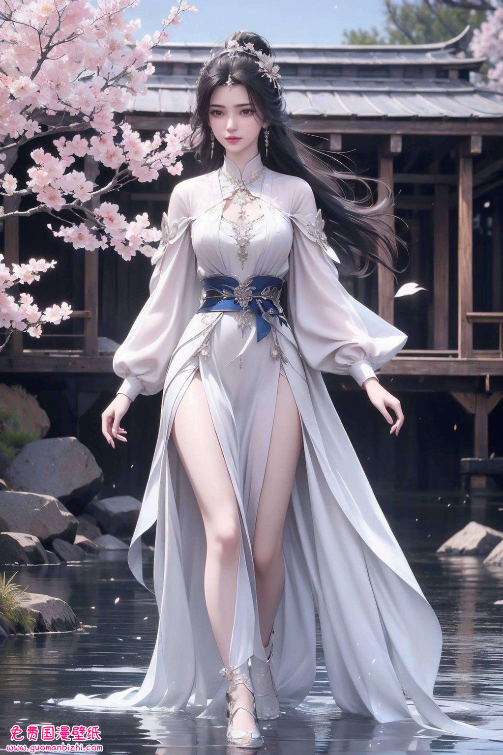 今天给大家带来一份超级精彩的国漫女神壁纸大放送哦！🌟 首先让你的平板也变得美美哒！🎉
