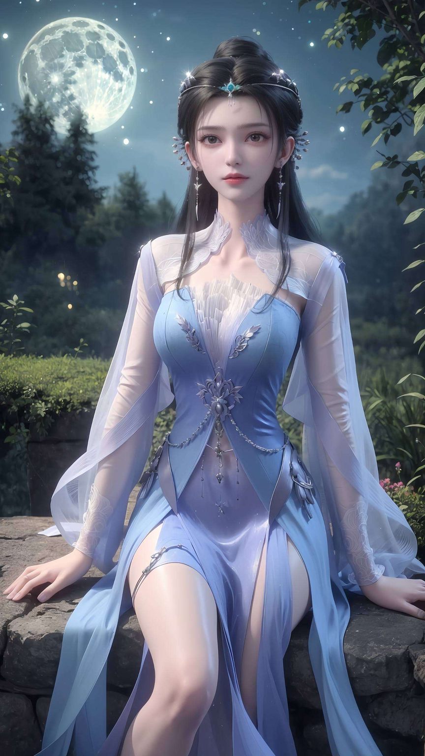 引人瞩目李慕婉以其独有的婉约之美