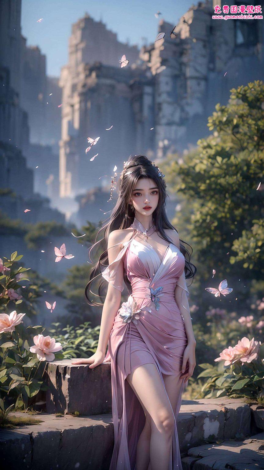 全身图尽显其仙逆之姿以她的婉约气质和灵动眼神