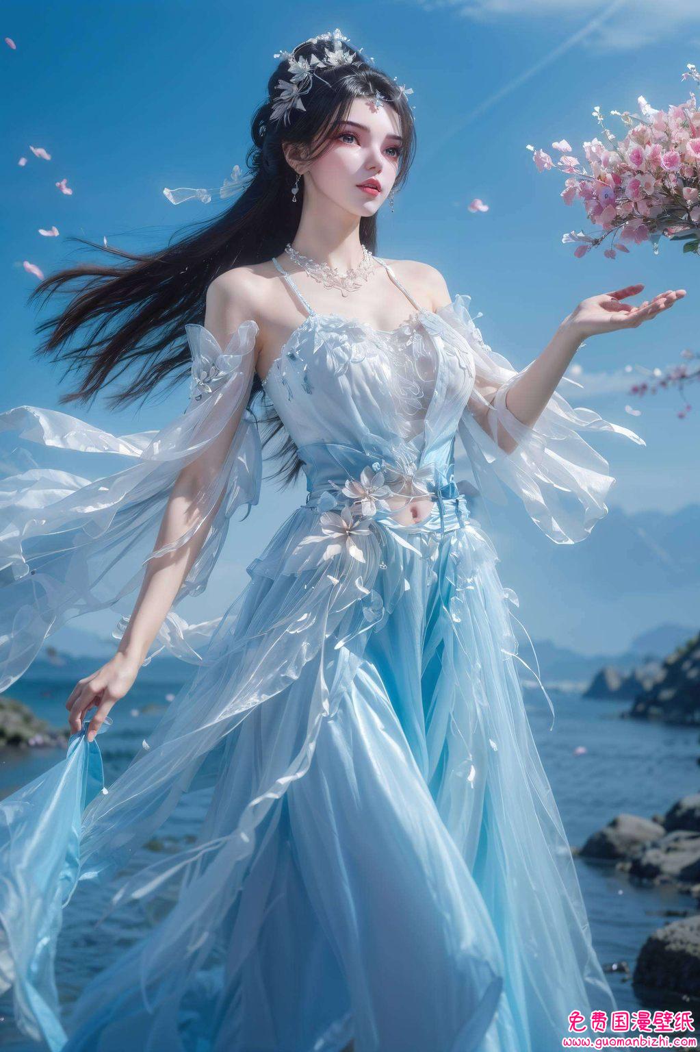 还能保护眼睛哦！穿上紫衣的李慕婉李慕婉壁纸小米啦！这款壁纸不仅美得让人心动