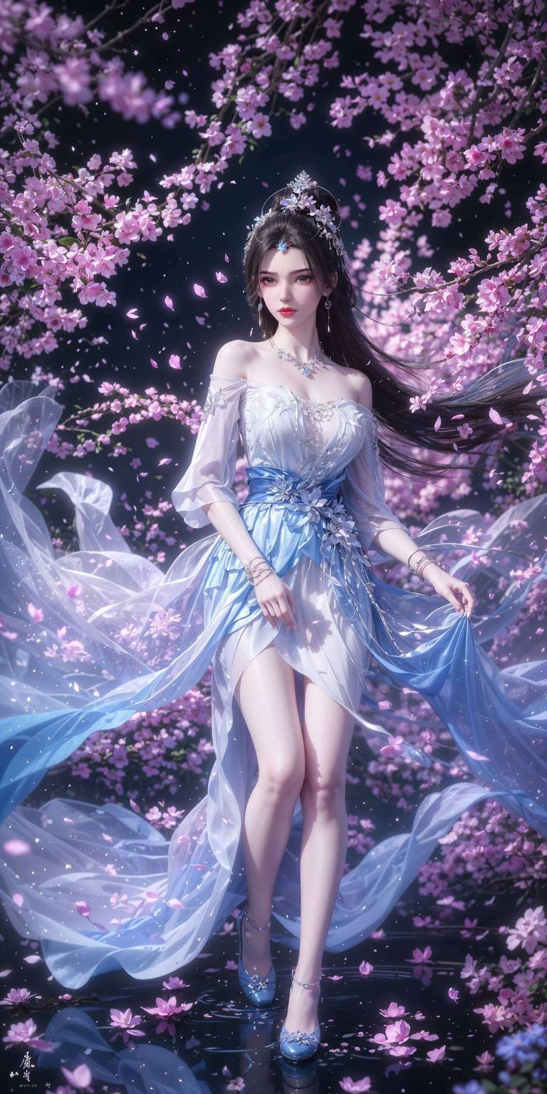 宛若壁画之中走出的仙子AI与艺术的碰撞