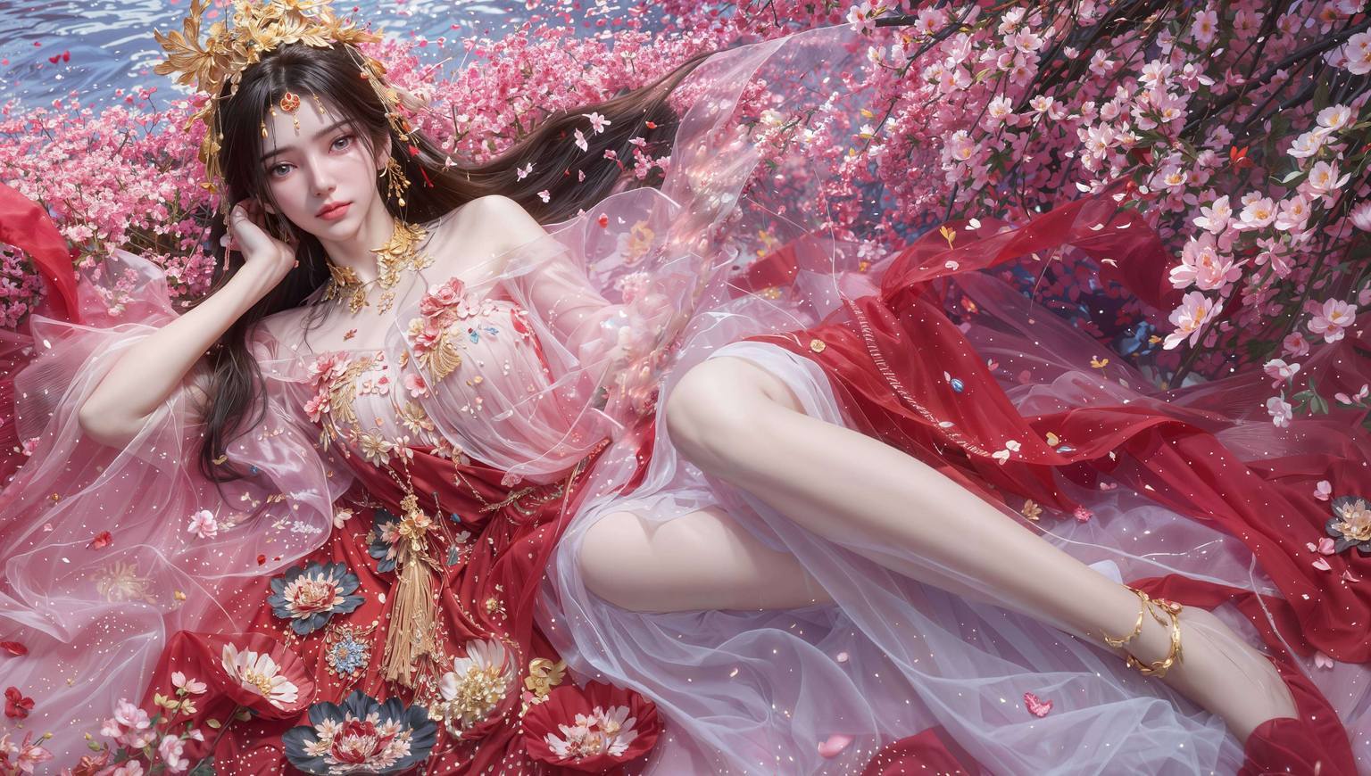 也有温柔如水的国漫美女风情仙逆的世界缓缓展开
