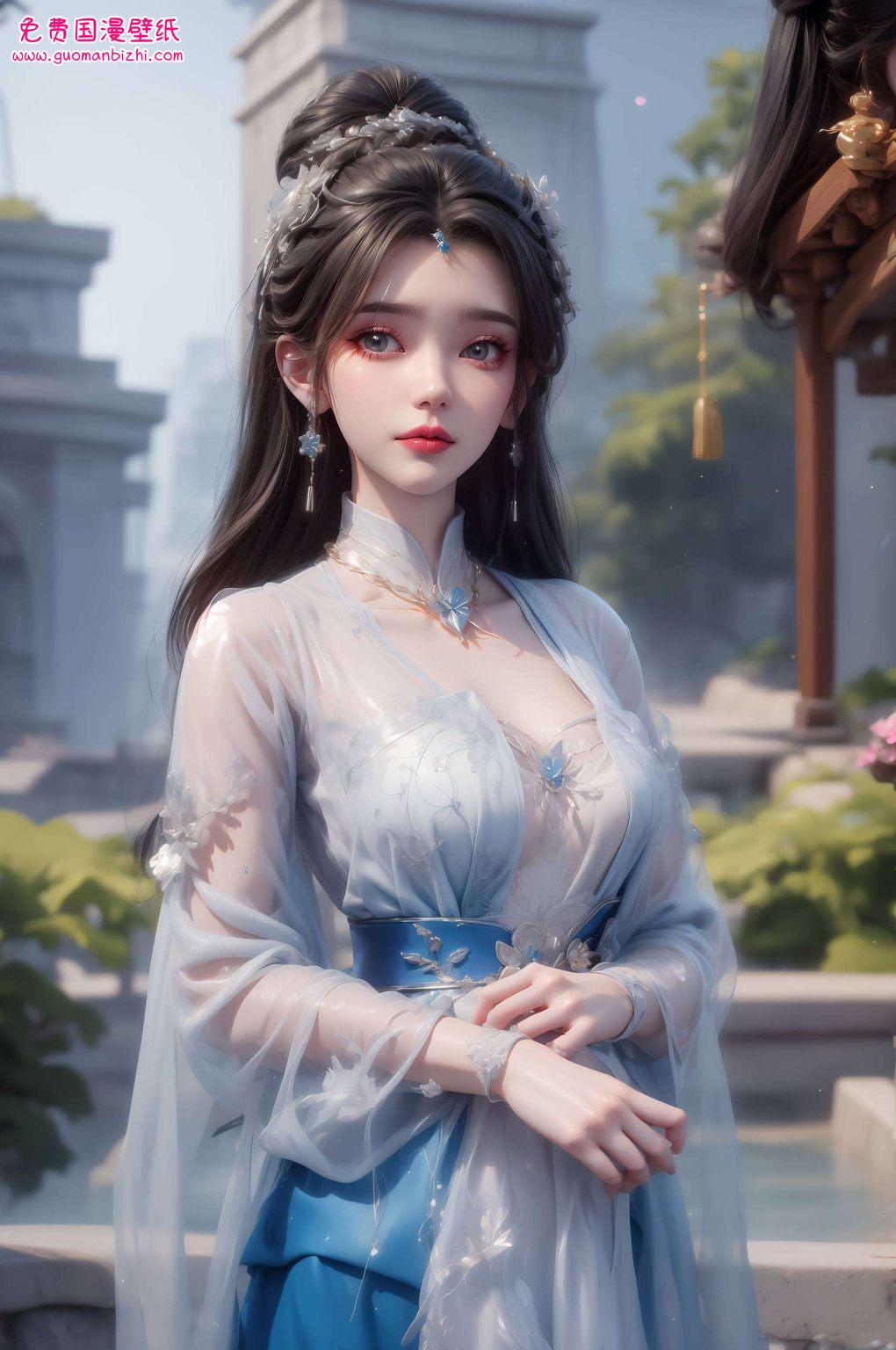 都是心灵的触动国漫女神的每一次微笑